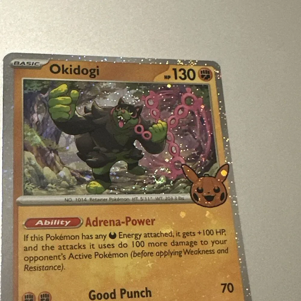 5 for $30 Okidogi - ERROR HOLO BLEED & SWIRL - 111/167 Pokemon - NM